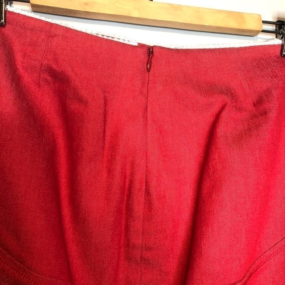 Debbie Shuchat Fishtail Denim Pencil Skirt, size 4 - Picture 4 of 9